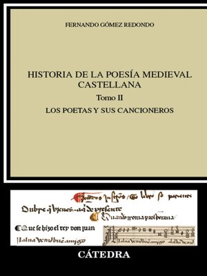 cover image of Historia de la poesía medieval castellana  II